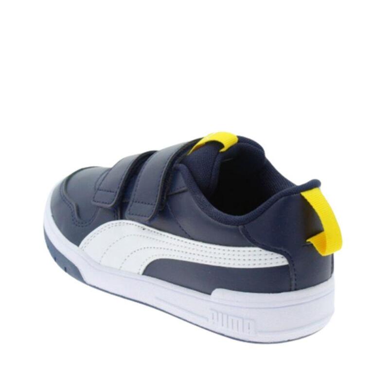 PUMA Multiflex SL V Zapatillas para niños con tira autoadhesiva Azul Marino/Bra