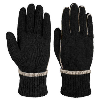 Thinsulate Wollhandschuhe | Damen und Herren | Schwarz