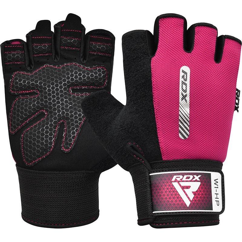 Gants Fitness W1 - Avec bouts de doigts ouverts - Noir - S