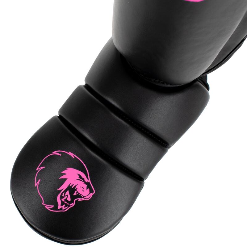 Parastinchi da kickboxing - Protector - Nero/Rosa