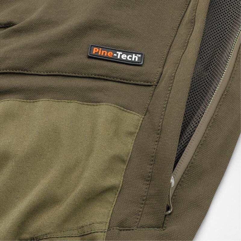 Pinewood Pantalons Hybrides Finnveden Extreme - Olive Foncé/Olive de Chasse