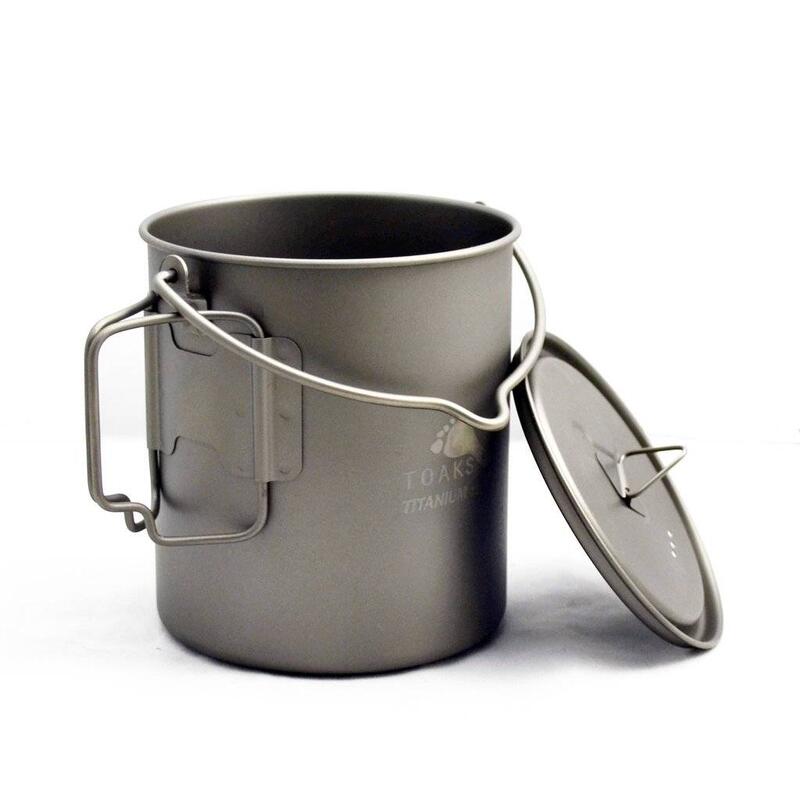 Toaks Titanium 750ml Pan - Met Hengsel