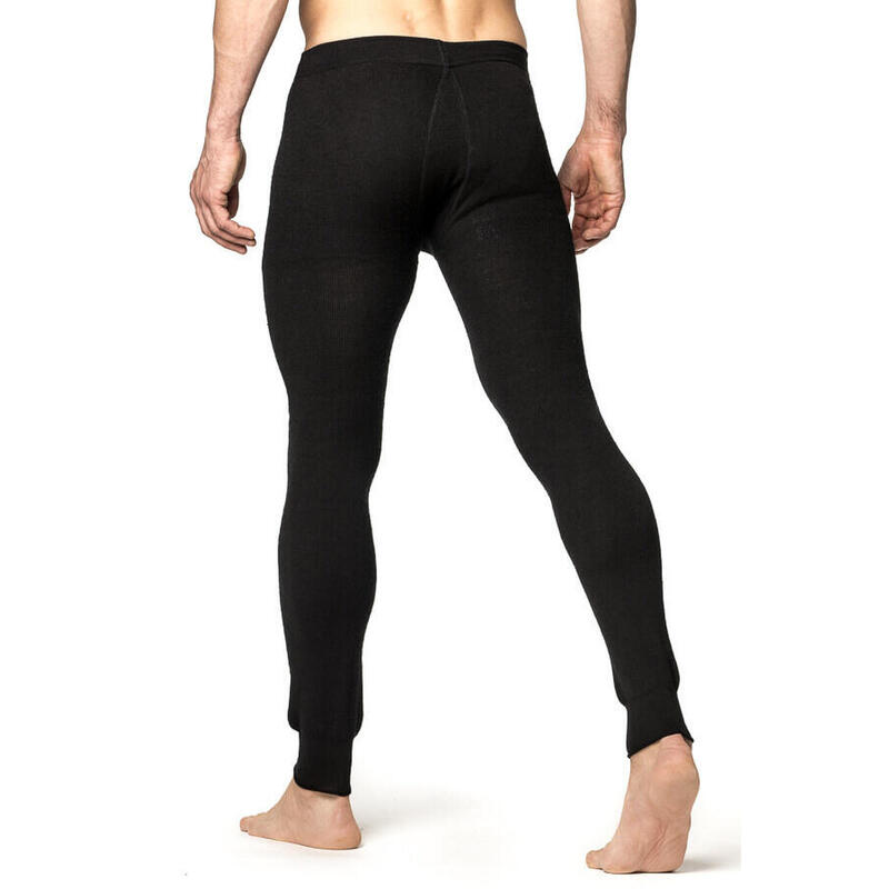 Woolpower Merino Base Layer Long Johns  200 - Met Gulp - Black