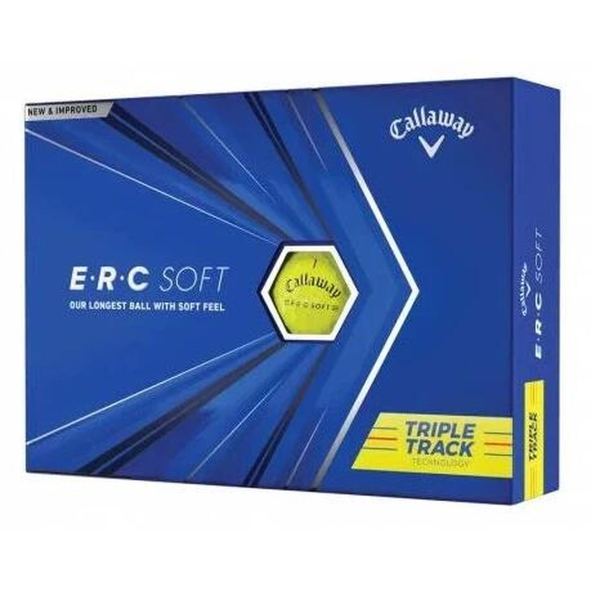 CALLAWAY Callaway Golf Balls ERC SOFT YLW 21 TRPL TRK (Doz)