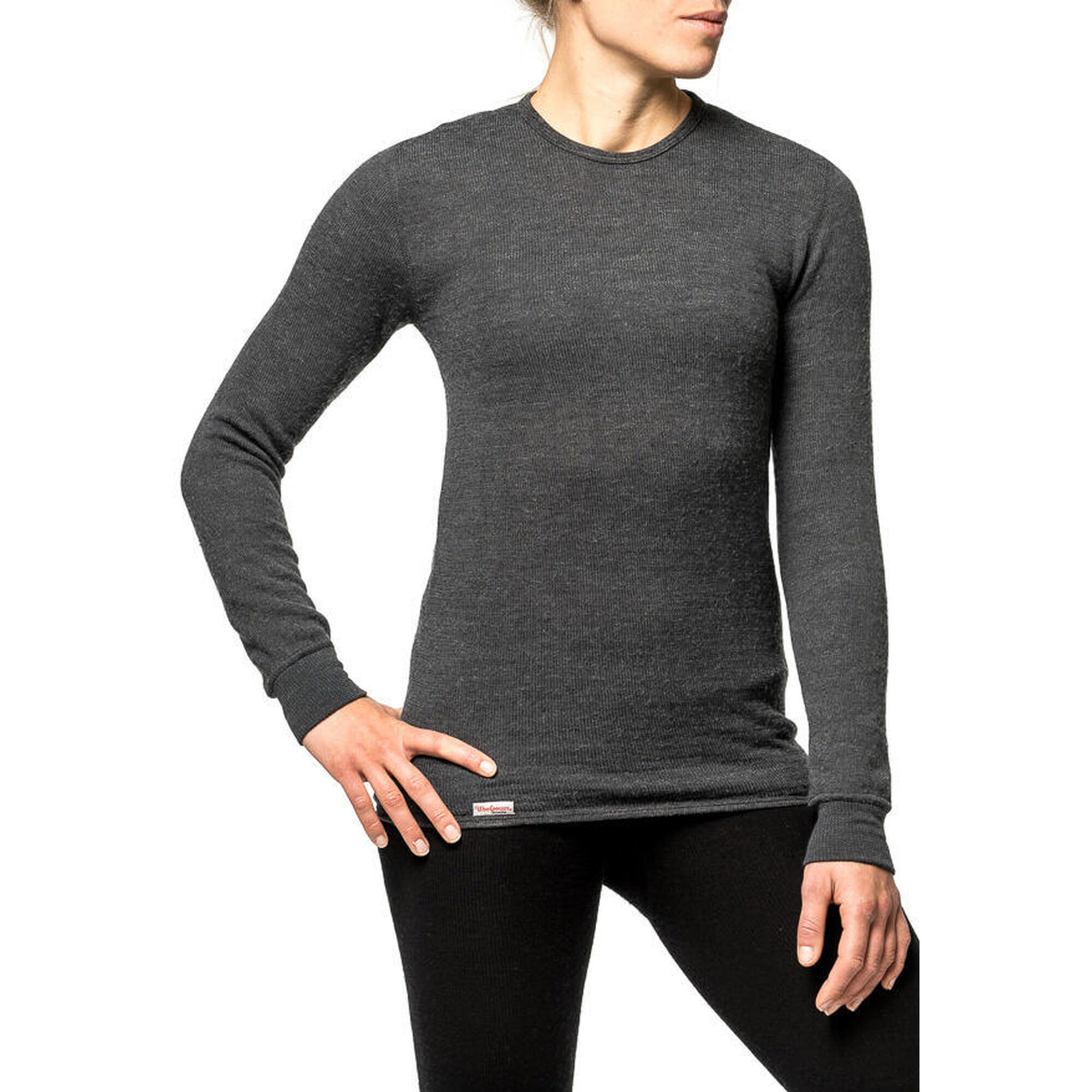 Woolpower Merino Base Layer Crewneck 200 - Gris