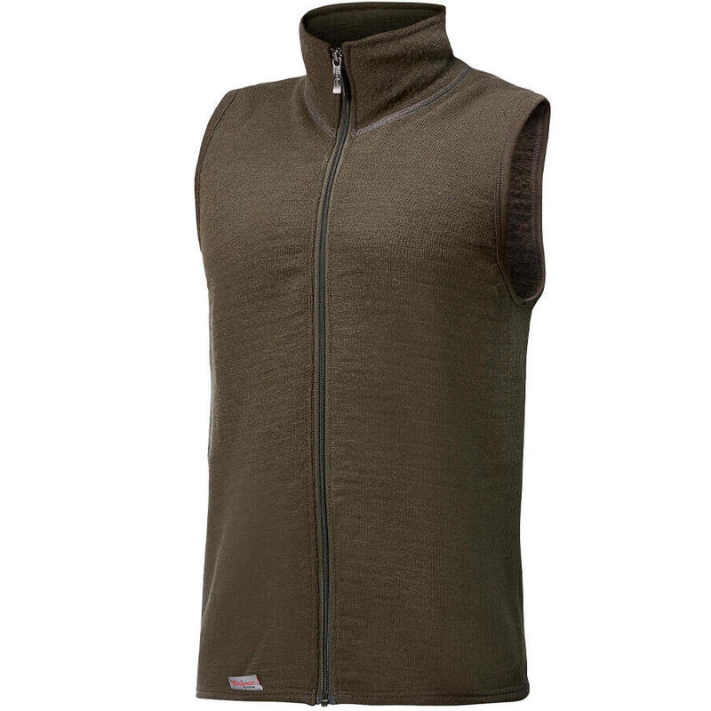 Woolpower Veste couche moyenne Merino 400 - Vert Pin