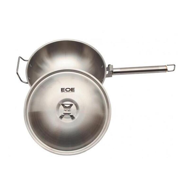 Eifel Outdoor Equipment Wok Pann met deksel