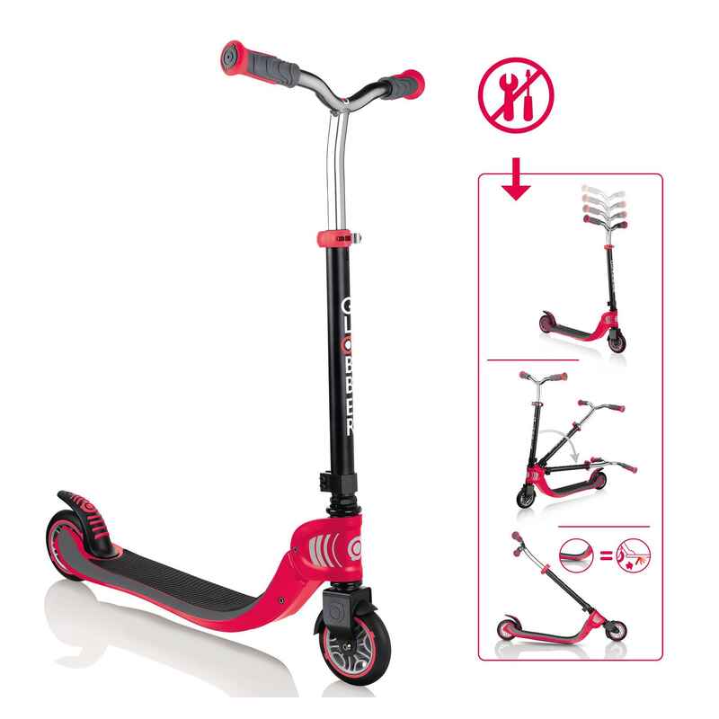 GLOBBER FLOW FOLDABLE 125 schwarz-rot