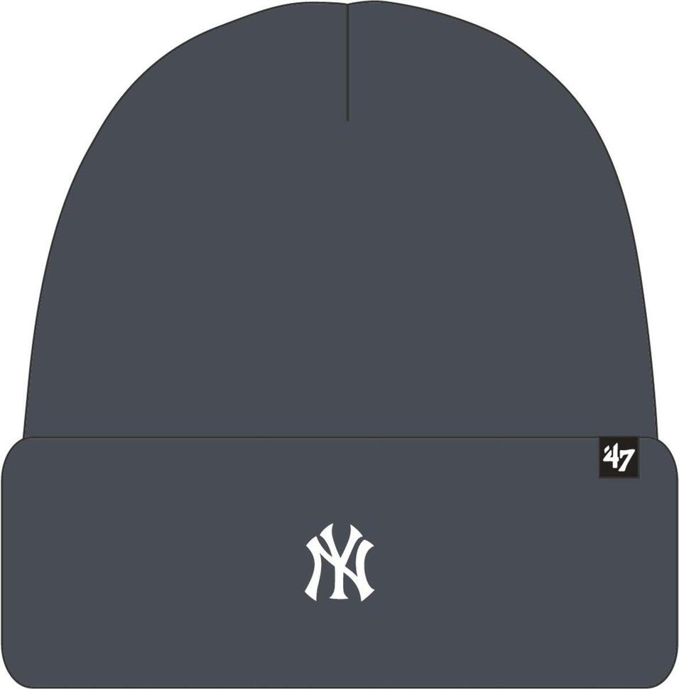 Czapka - Beanie - Base Runner - Logo NY Yankees - szary