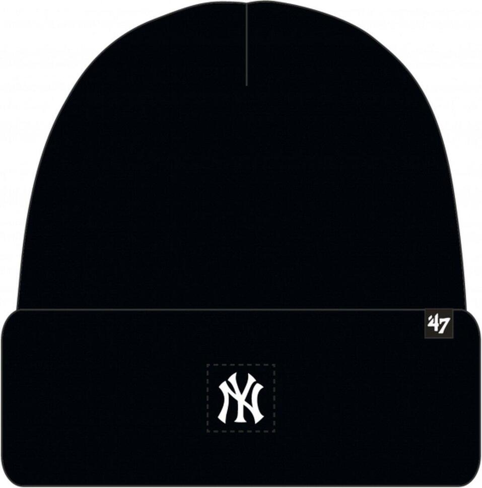 Czapka - Beanie - Compact Alt - NY Yankees Logo - czarna
