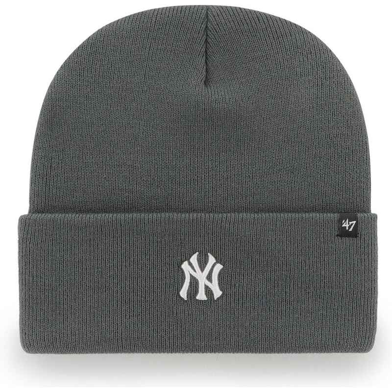 Mütze - Beanie - Base Runner - NY Yankees Logo - grau