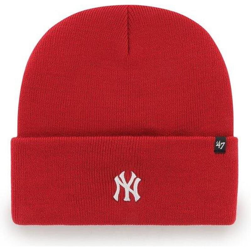 Cappello - Beanie - Base Runner - Logo NY Yankees - rosso