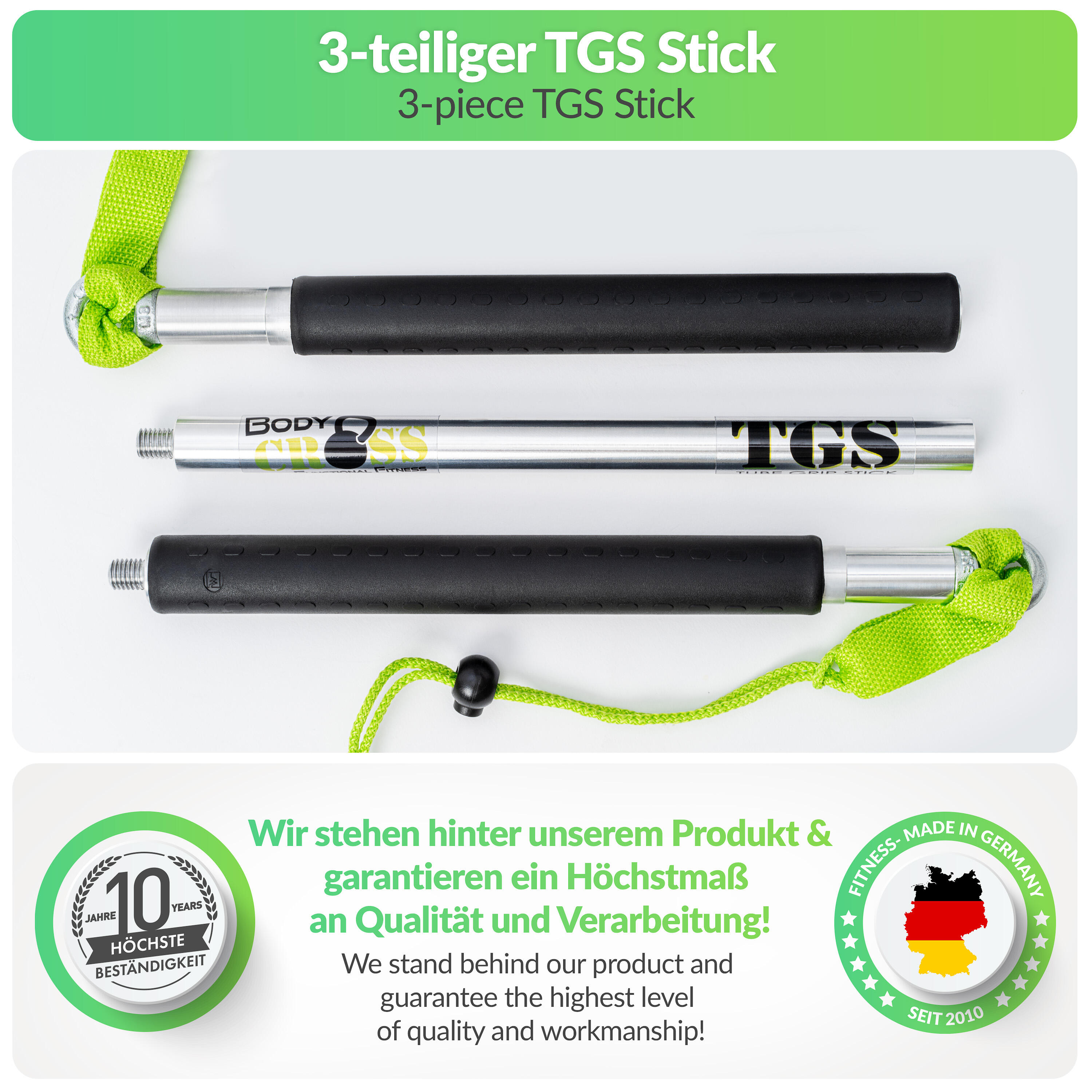 BodyCROSS® Tube Grip Stick | Row-Stick 2/6