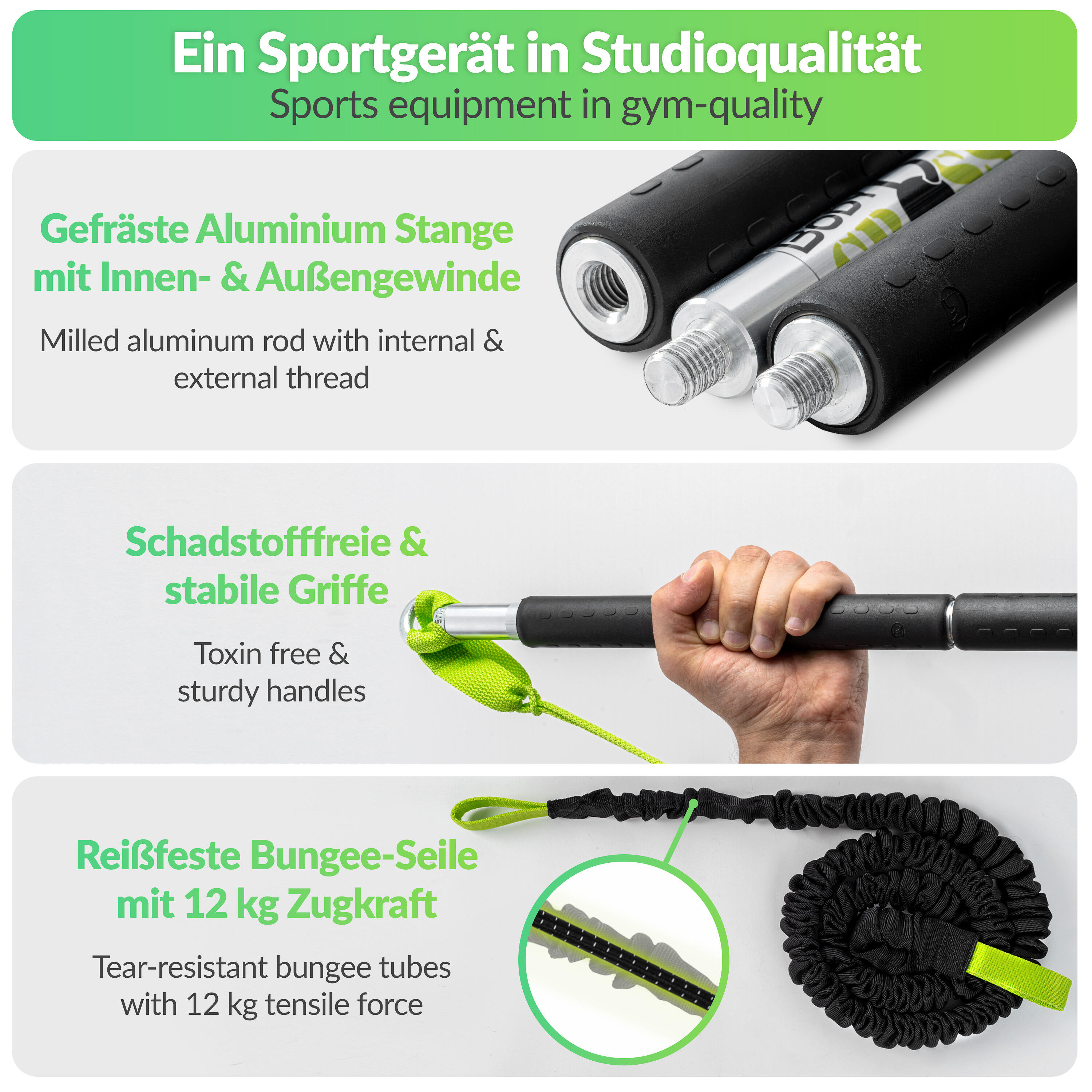 BodyCROSS® Tube Grip Stick | Rip Training | Expert 5/6