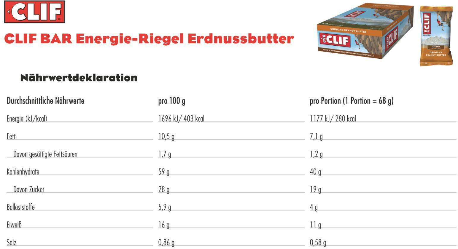 Barre énergétique originale Barre énergétique 2/2