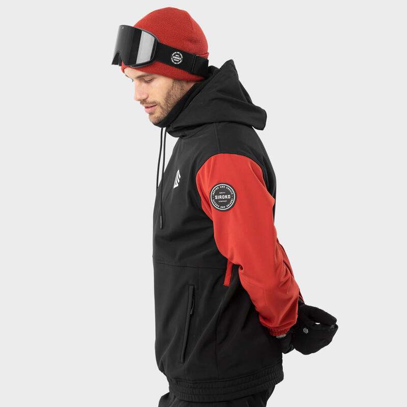Chaqueta esquí y nieve SIROKO W1 Bering Negro Hombre