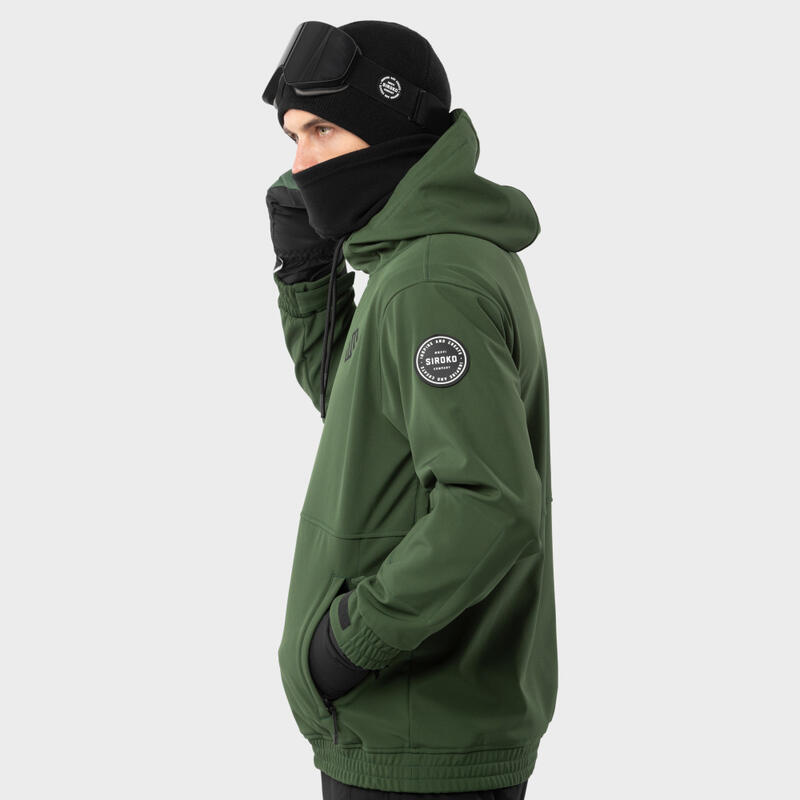 Chaqueta esquí y nieve SIROKO W1 Kilimanjaro Verde Militar Hombre