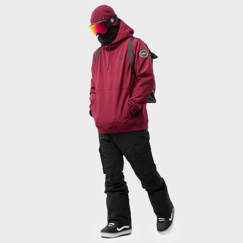 Chaqueta esquí y nieve SIROKO W1 Groenland Burdeos Hombre