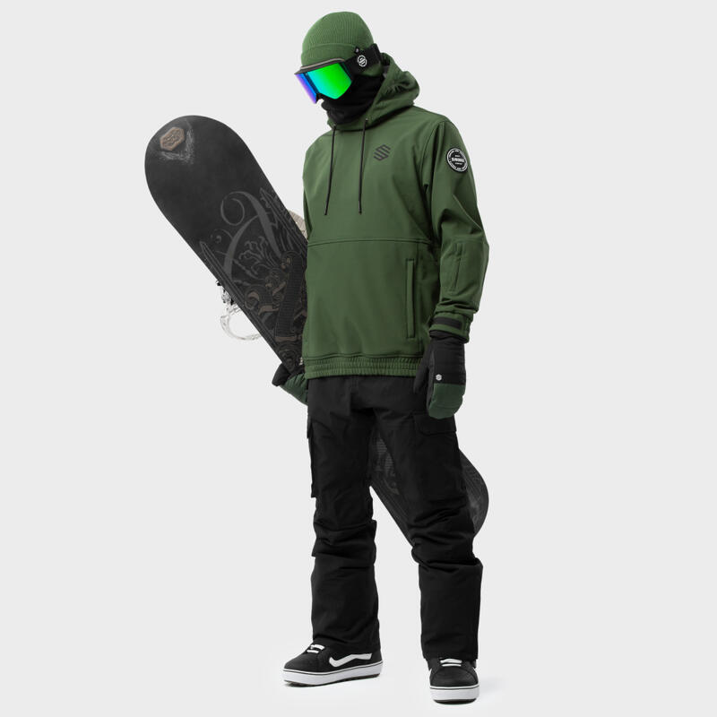 Chaqueta esquí y nieve SIROKO W1 Kilimanjaro Verde Militar Hombre