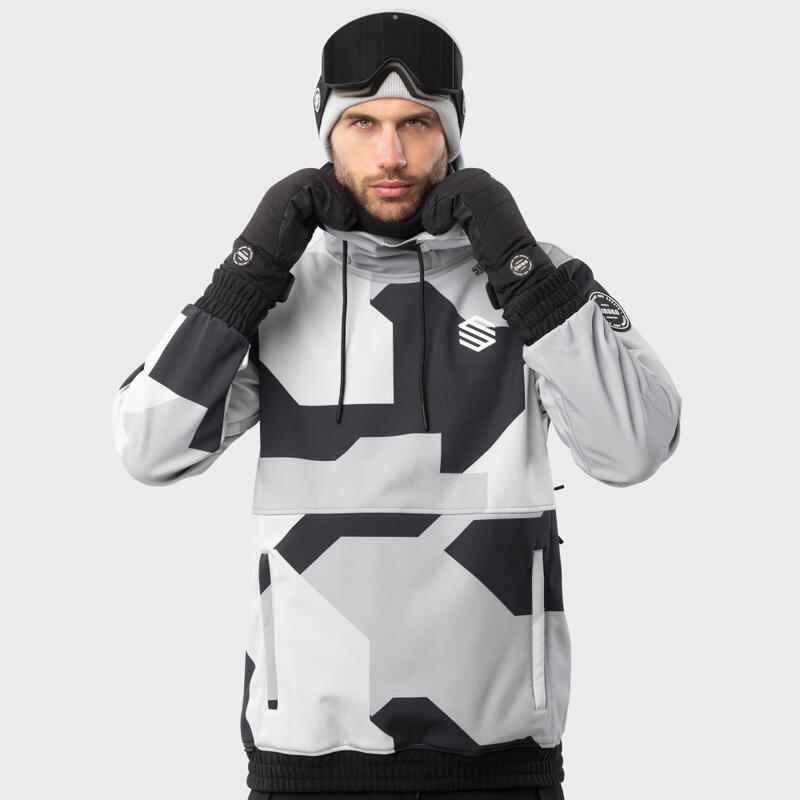 Chaqueta esquí y nieve SIROKO W1 Tibet Gris Hombre