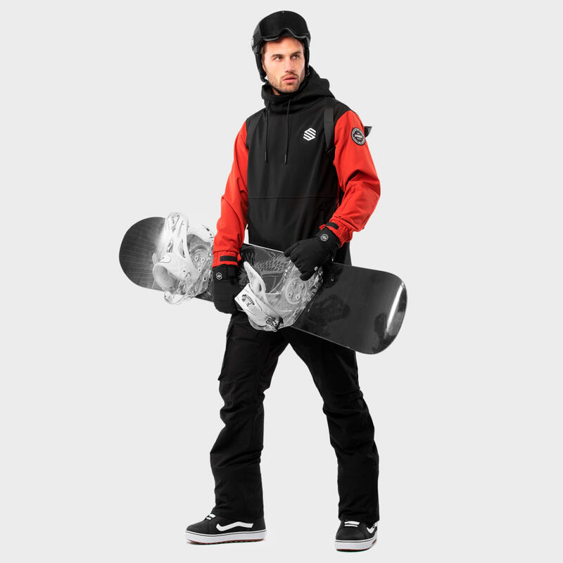 Chaqueta esquí y nieve SIROKO W1 Bering Negro Hombre
