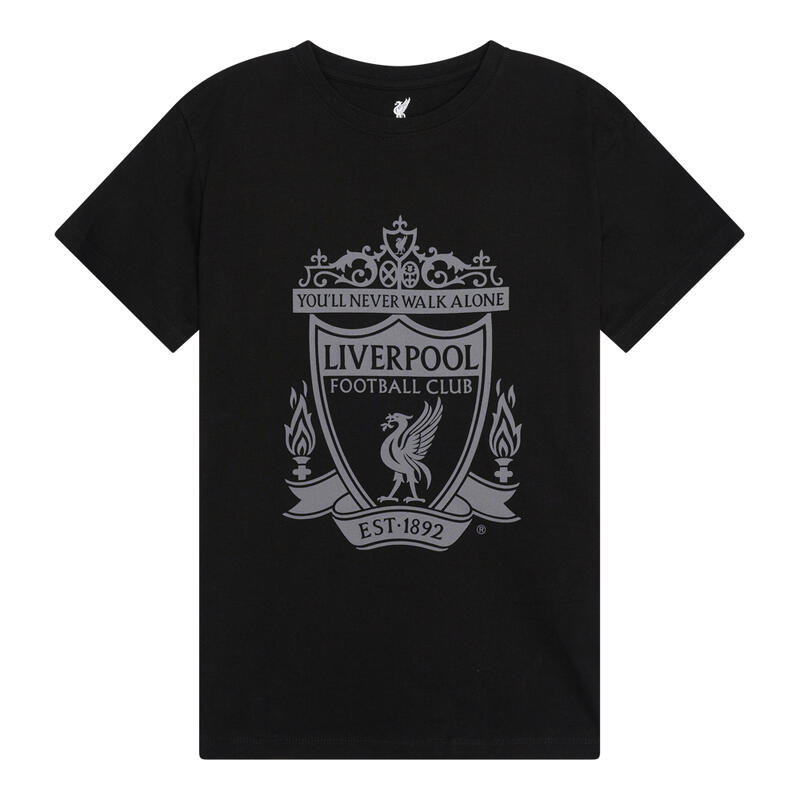Liverpool logo t-shirt kids - Zwart