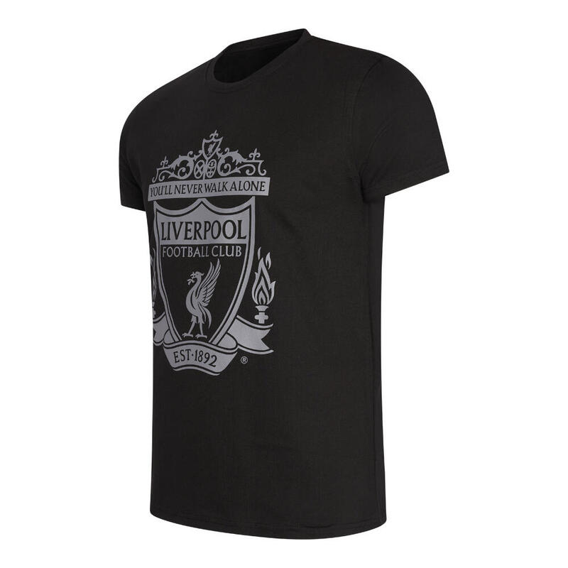 Liverpool logo t-shirt bambini - nero