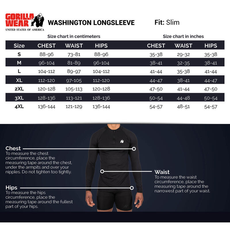 Washington Long Sleeve - Black - M