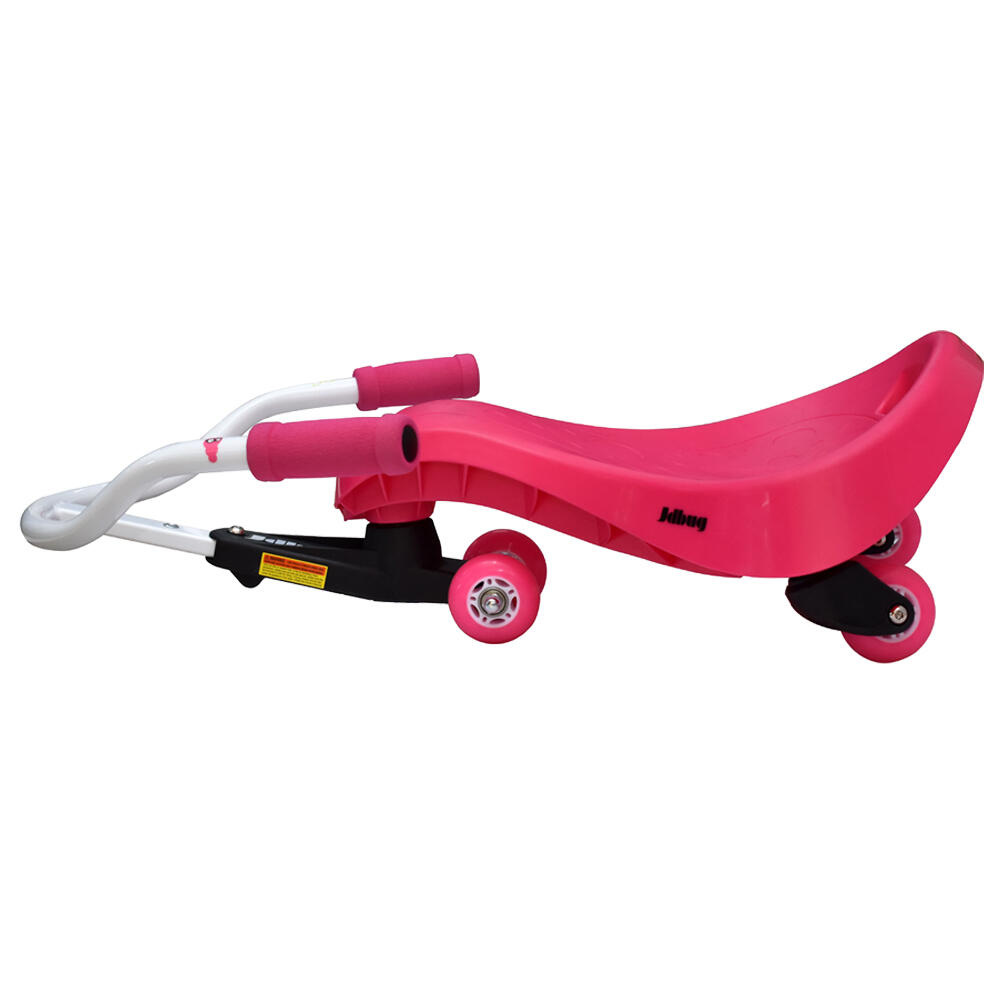 JD BUG KIDS SWAYER SCOOTER RIDE ON - AGE 3+ - PINK/WHITE 2/5