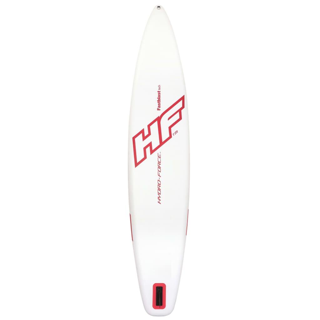 Hydro Force Fastblast Tech SUP Stand Up Paddleboard Set Red 12 ft 6 Inch 5/5