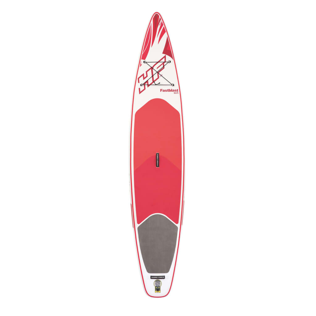 Hydro Force Fastblast Tech SUP Stand Up Paddleboard Set Red 12 ft 6 Inch 2/5