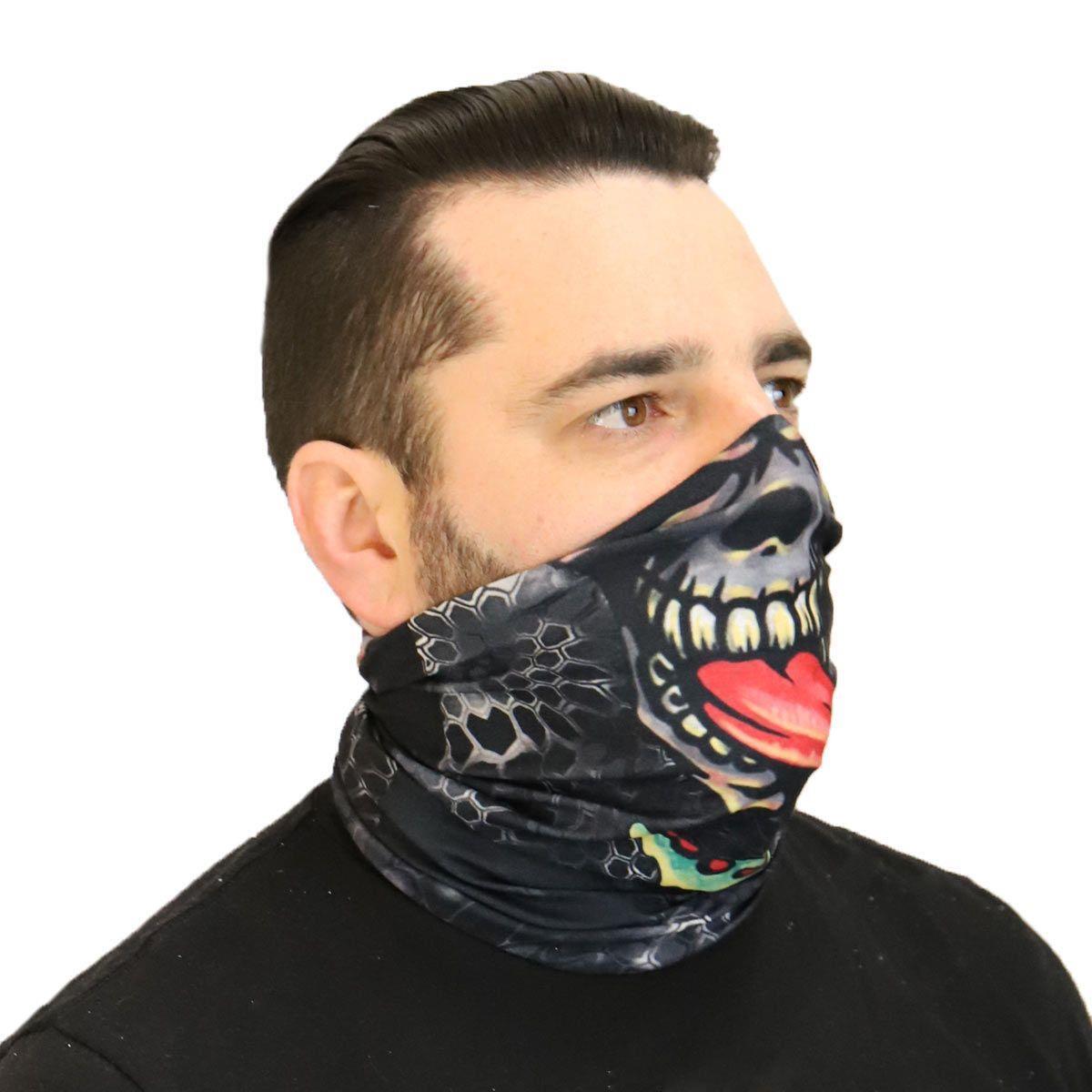 Aquarias Skulls1 Neck Warmers 1/3