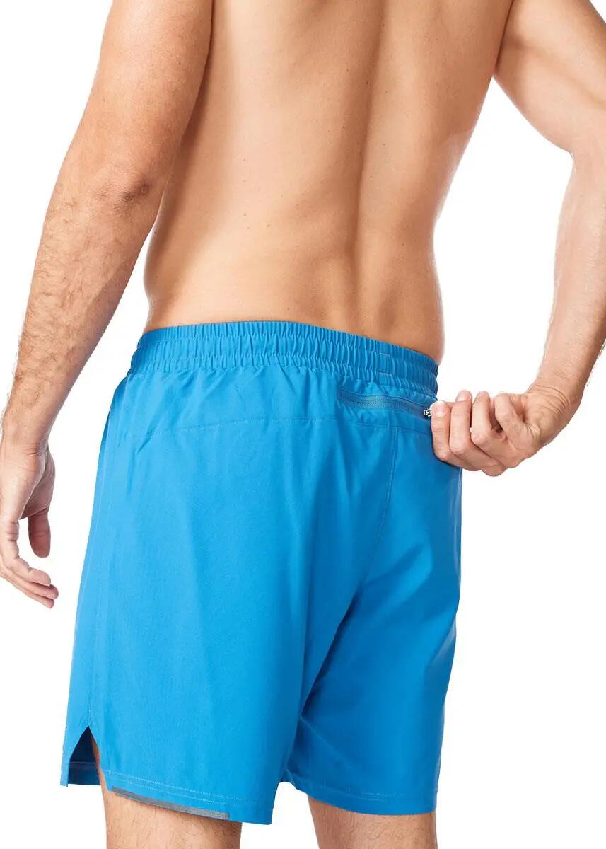2XU Short Aero 7 pouces pour homme – Bleu lac 4/5