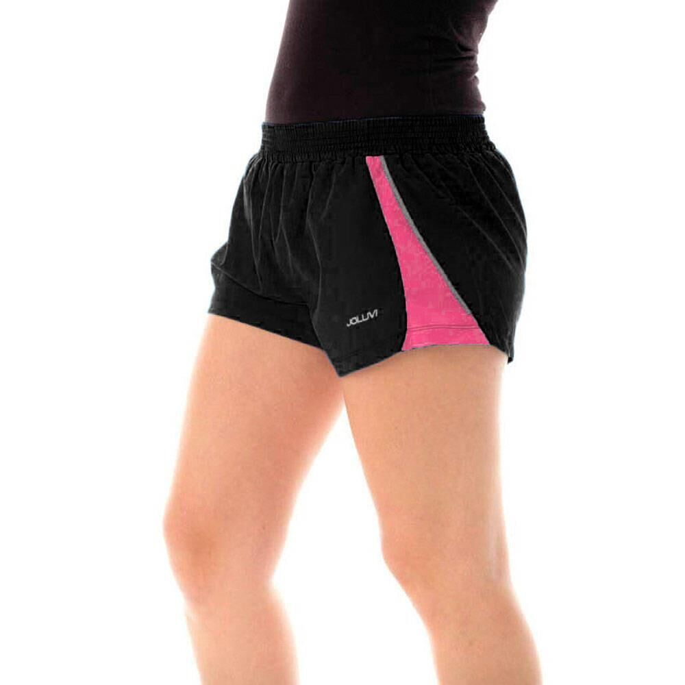 JOLUVI Joluvi Unisex Meta Short - Black/Pink