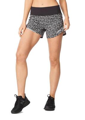 2xu dames aero 4-inch shorts - micro check - maat xs