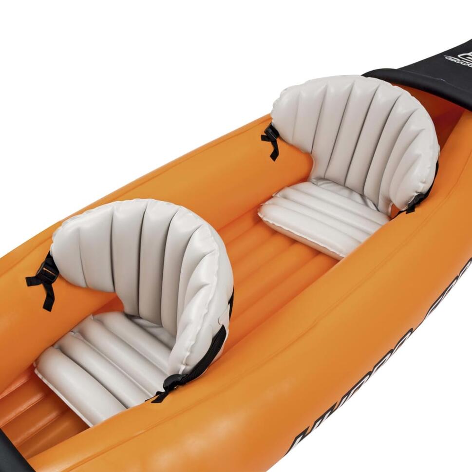 Kajak Dmuchany Dwuosobowy Ponton Zestaw Wiosła Pompka 321x88 Bestway 65077
