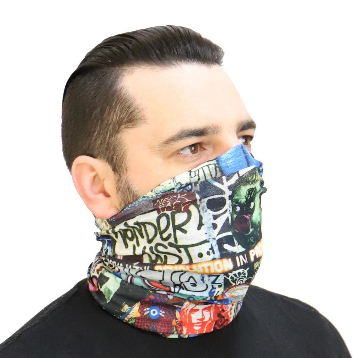 Aquarias Graffiti Neck Warmers - Pack of 3 2/3