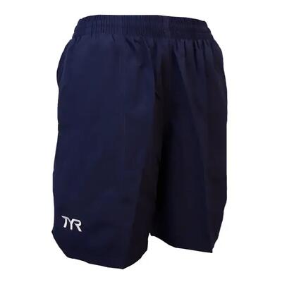 Tyr junior deck short - marineblauw - maat yl