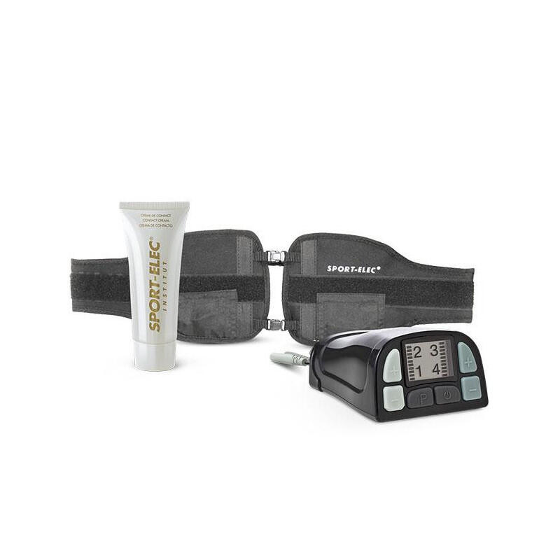 Sportelec Electroestimulador Muscular body control system estimulador ceramic solution de tonificación fitness color blanco pardo