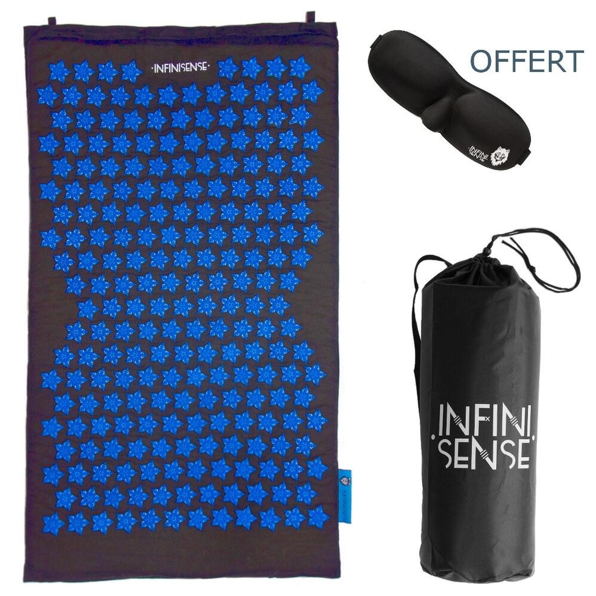 INFINISENSE Tapis d’acupression - Tapis en Coton et Matelas intérieur en Mousse 1/5