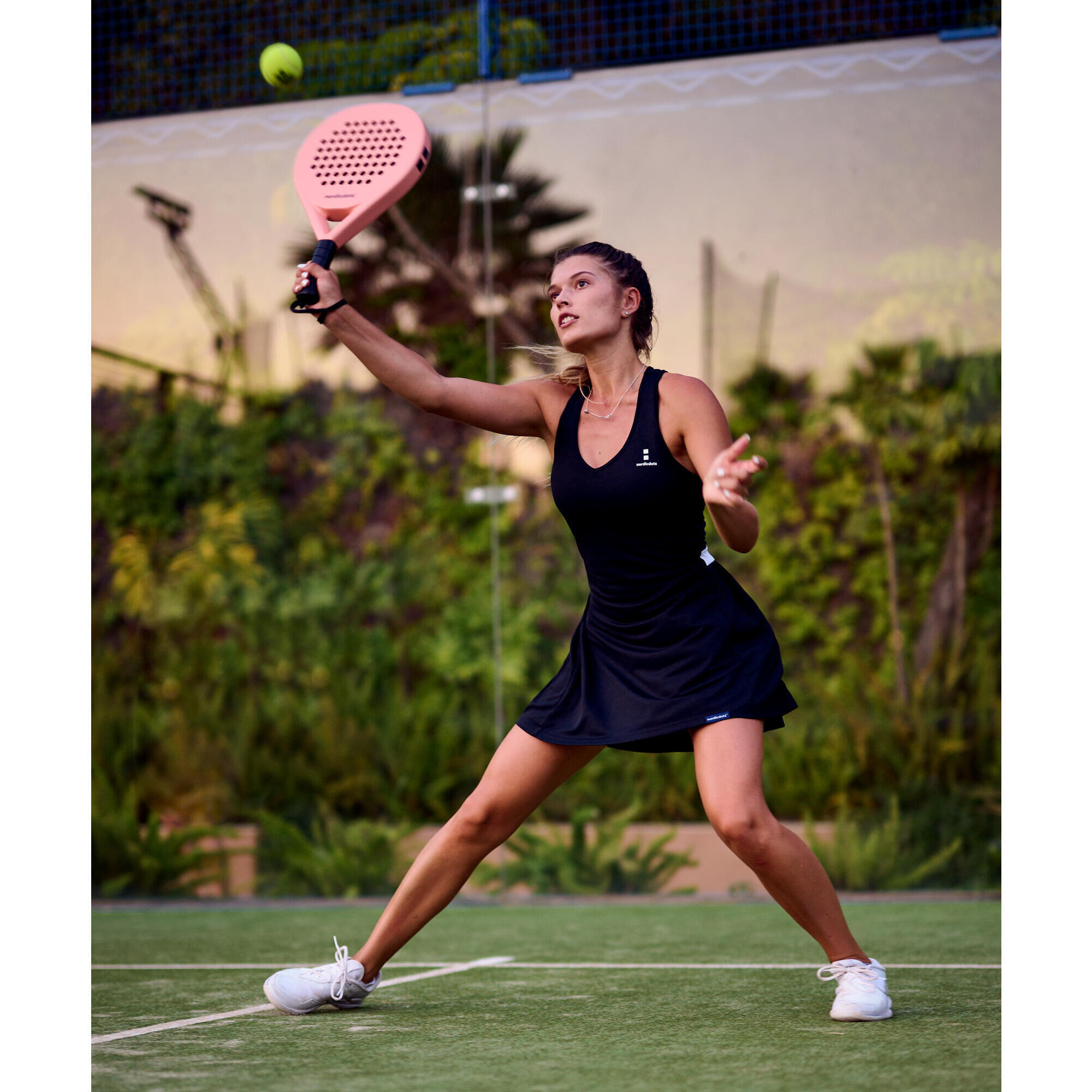 Abito da tennis/padella/golf da donna Nouvelle Elegance - Nero