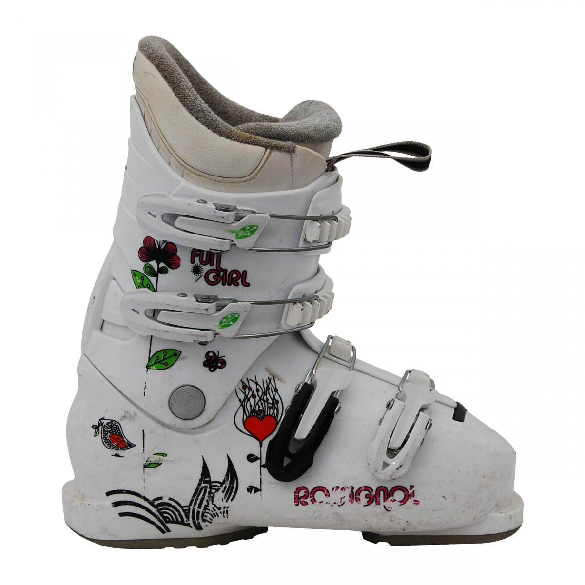 ROSSIGNOL RECONDITIONNE - Chaussure De Ski Junior Rossignol Fun Girl_4 Crochets