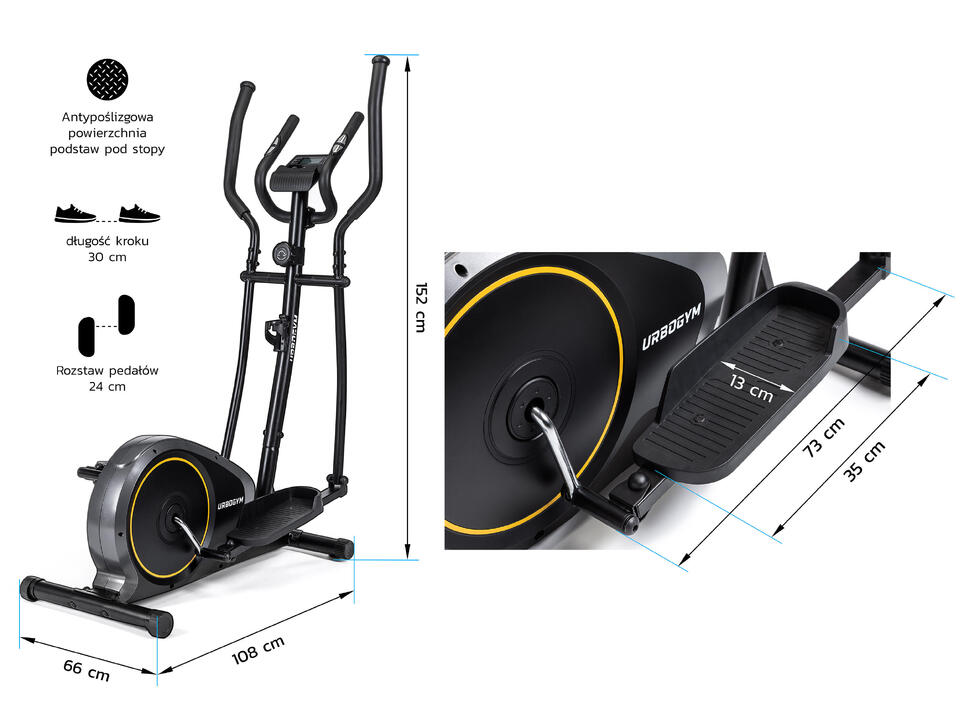 Rower eliptyczny Urbogym Orion