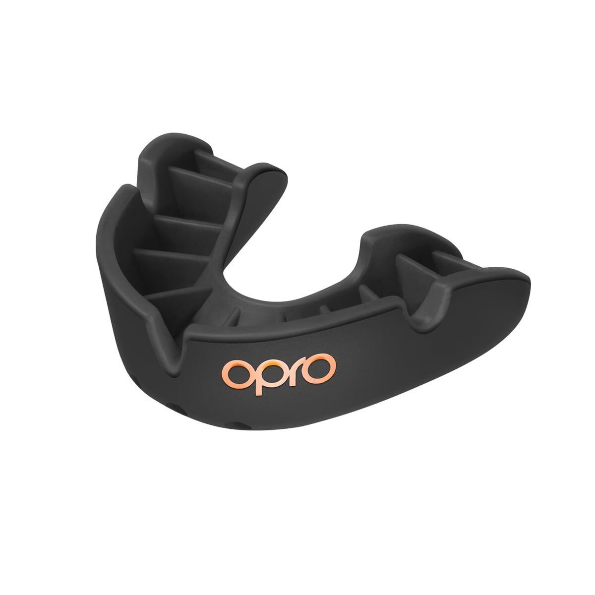 OPRO Black Opro Bronze Self-Fit Mouth Guard