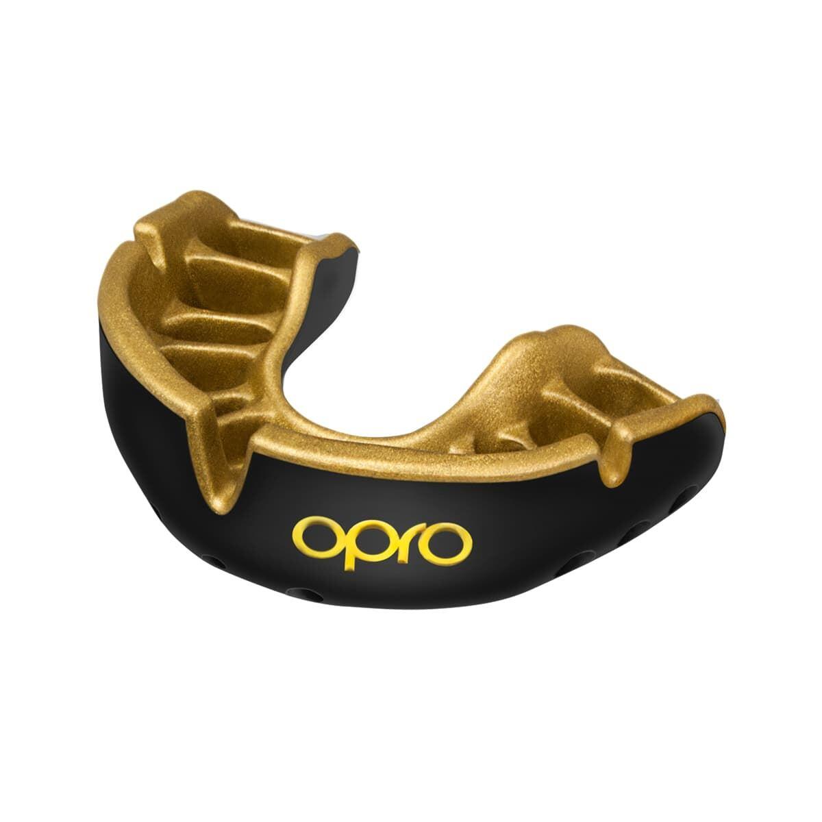 OPRO Black-Gold Opro Gold Self-Fit Mouth Guard