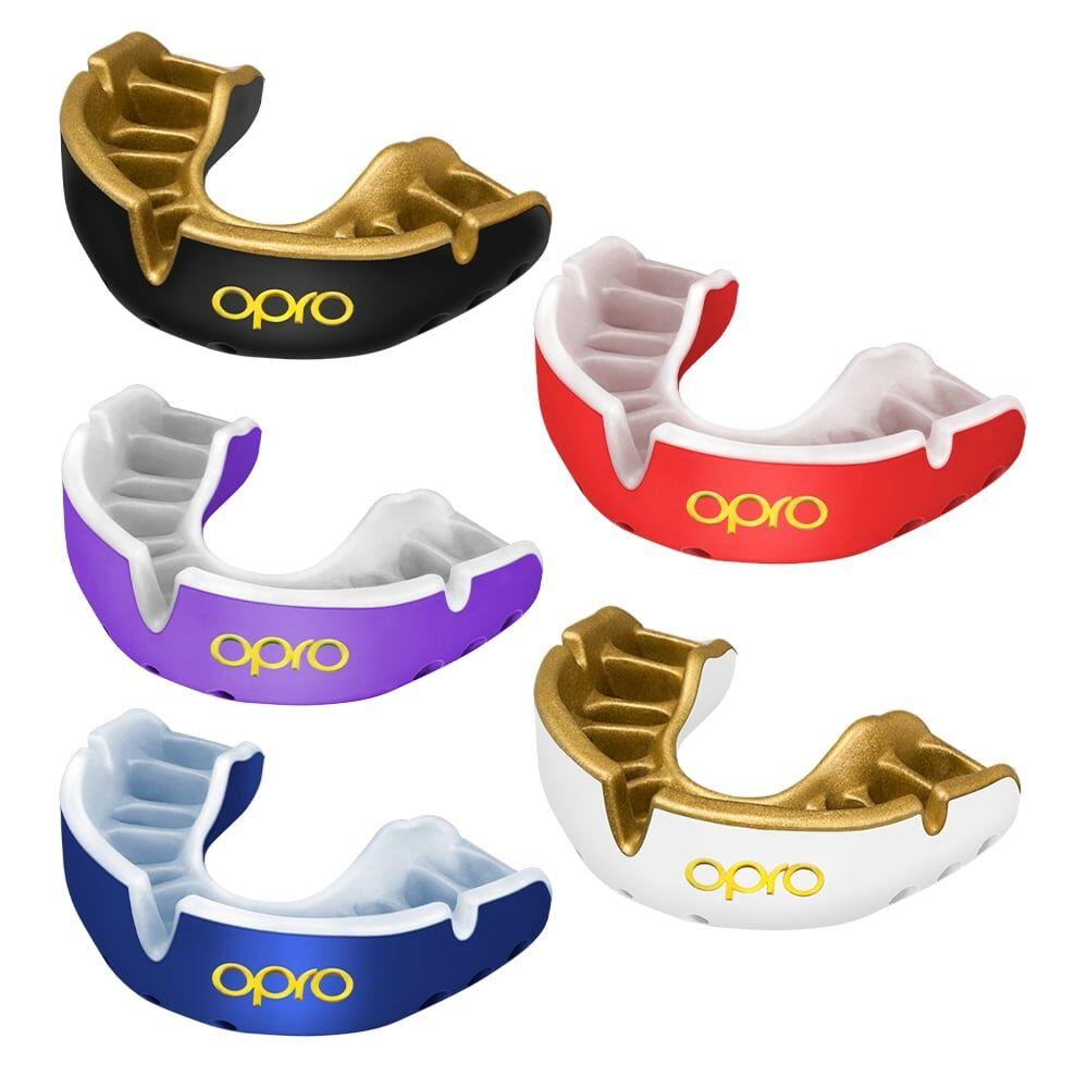 OPRO Red/Pearl Opro Gold Self-Fit Mouth Guard