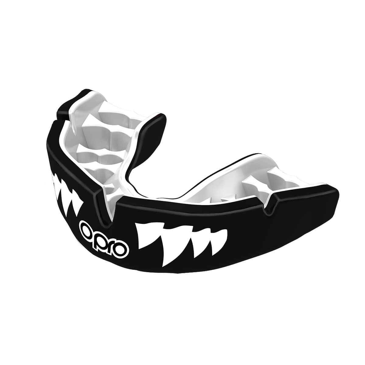 OPRO Black/White Opro Instant Custom-Fit Jaws Mouth Guard