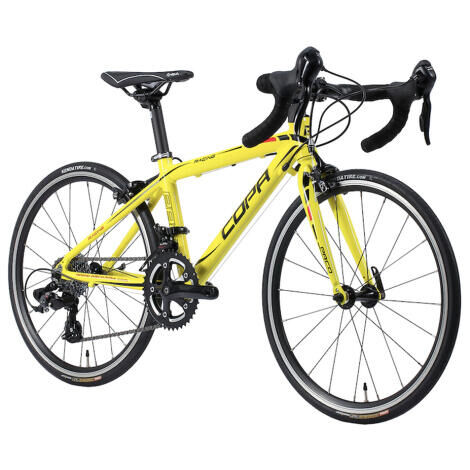 BASIS Copa 20 Racing Kids Road Bike, 20in Wheel - Yellow