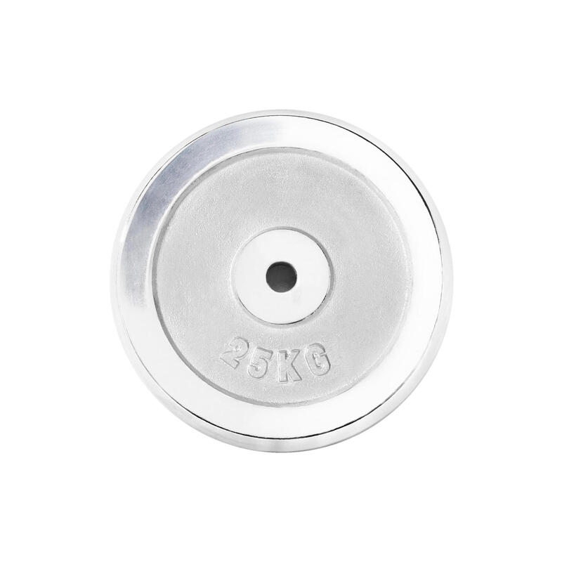 DISQUE DE MUSCULATION CHROMÉ | DIAM 31 MM | AU CHOIX DE 1,25KG À 30KG