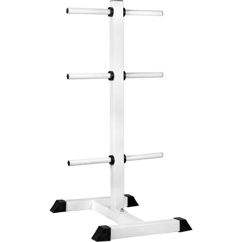 RACK DE RANGEMENT POUR POIDS DISQUES 30/31 MM | MUSCULATION | NOIR OU BLANC